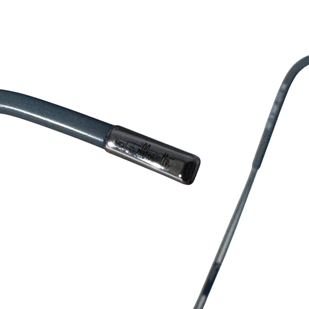 Silhouette Titan 5040 Rimless Titanium Eyeglass FRAMES ONLY Blue 5521 70 17 140 - Picture 8 of 13